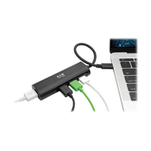 Tripp Lite U460-004-4AB interface hub USB 3.2 Gen 2 (3.1 Gen 2) Type-C 5000 Mbit/s Black