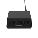 Sabrent AX-FLCH-B mobile device charger Universal Black AC Indoor