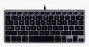 Macally UCSLIMKEYCSG keyboard Universal USB QWERTY English Gray
