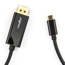 Rocstor Y10C167-B1 video cable adapter 70.9" (1.8 m) DisplayPort USB Type-C Black
