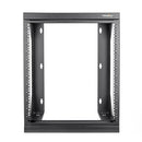 Rocstor Y10E028-B1 rack cabinet 12U Wall mounted rack Black