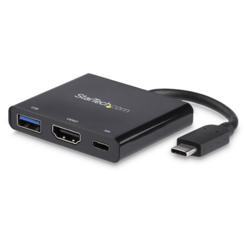 StarTech.com CDP2HDUACP laptop dock/port replicator Wired USB 3.2 Gen 1 (3.1 Gen 1) Type-C Black
