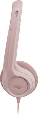 Logitech 981-001280 headphones/headset Wired Head-band Office/Call center USB Type-A Rose