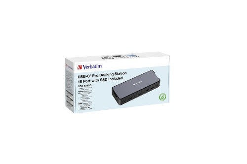 Verbatim CDS-15SSD Wired USB 3.2 Gen 1 (3.1 Gen 1) Type-C Black, Gray