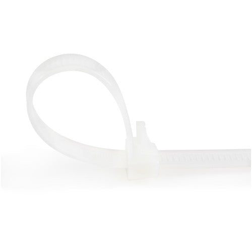StarTech.com CBMZTRB10 cable tie Releasable cable tie Nylon, Plastic White 100 pc(s)