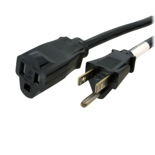 StarTech.com PAC101146 power cable Black 70.9" (1.8 m) NEMA 5-15P NEMA 5-15R