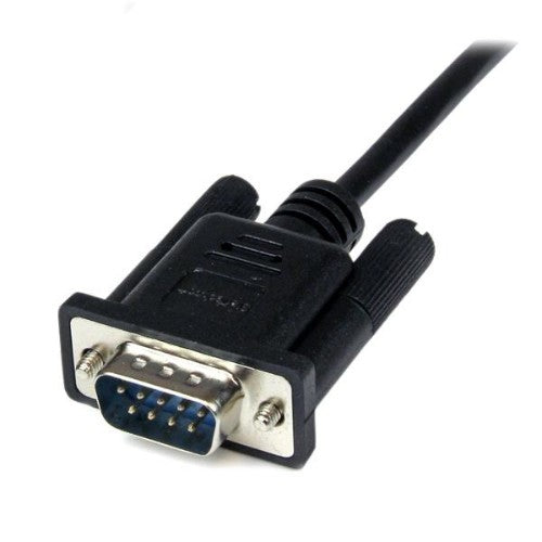 StarTech.com SCNM9FM1MBK serial cable Black 39.4" (1 m) DB-9