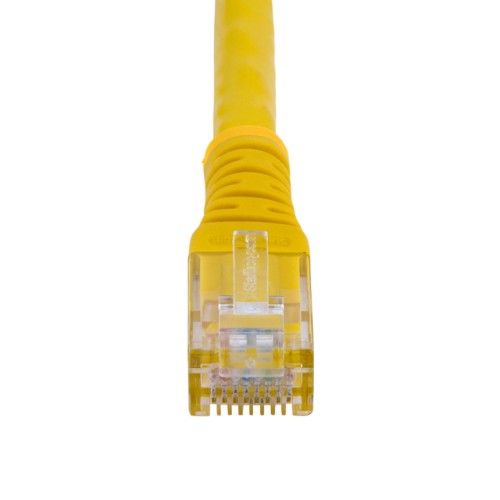 StarTech.com C6PATCH25YL networking cable Yellow 300" (7.62 m) Cat6 U/UTP (UTP)