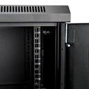 Rocstor Y10E001-B1 rack cabinet 6U Wall mounted rack Black