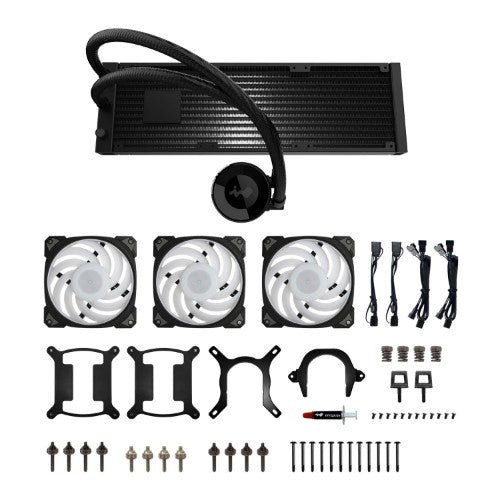 In Win IW-LC-MR36 computer cooling system Processor Liquid cooling kit 4.72" (12 cm) Black