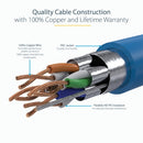 StarTech.com C6ASPAT9BL networking cable Blue 106.3" (2.7 m) Cat6a