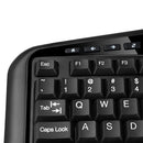 Adesso AKB-150SB-TAA keyboard Medical USB QWERTY US English Black