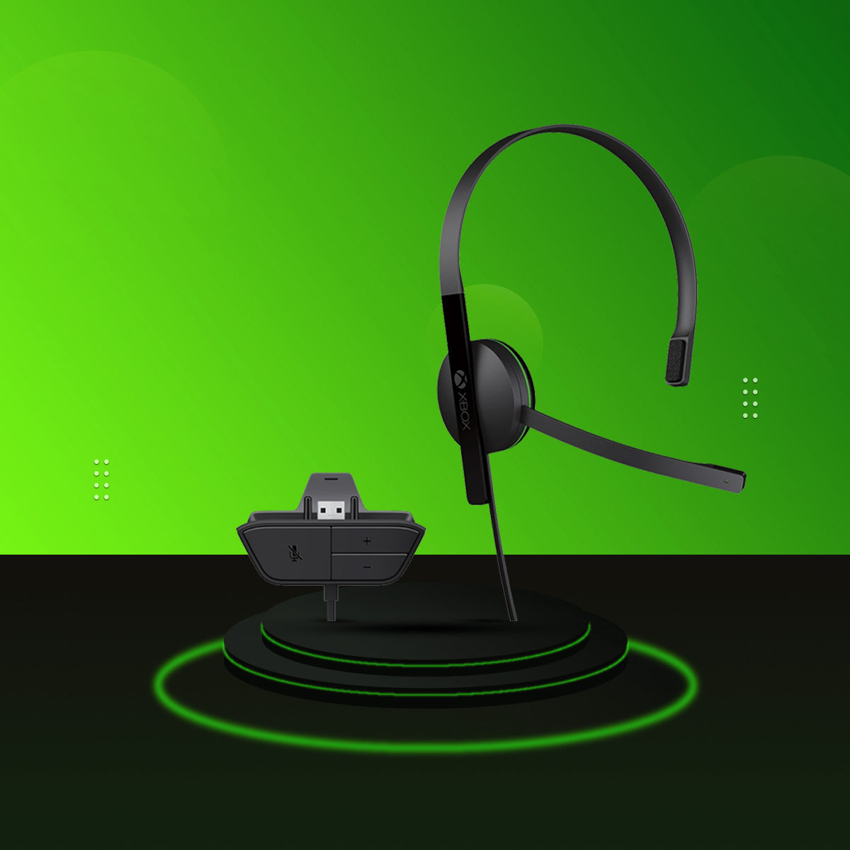 Microsoft - Chat Headset for Xbox One Series X/ S & Windows 10 - 1564