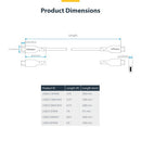 StarTech.com USB2CC10FWHE USB cable USB 2.0 118.1" (3 m) USB C White
