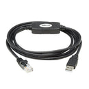 Tripp Lite U009-006-RJ45-X cable gender changer RJ-45 USB 2.0 Type-A Black