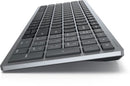 DELL KB740 keyboard Office RF Wireless + Bluetooth QWERTY English Gray, Black