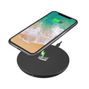 Adesso AUH-1010 mobile device charger Universal Black USB Wireless charging Fast charging Indoor