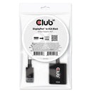 CLUB3D CAC-2013 video cable adapter 8.98" (0.228 m) Displayport VGA Black
