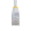StarTech.com 15 ft White Snagless Category 5e (350 MHz) UTP Patch Cable networking cable 179.9" (4.57 m)