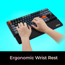 Adesso Truform P320 wrist rest Fiber, Memory foam, Rubber Black