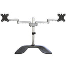 StarTech.com ARMDUALSS monitor mount / stand 32" Desk Black, Silver