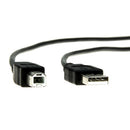 Rocstor Y10C115-B1 USB cable USB 2.0 120" (3.05 m) USB A USB B Black