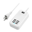 4XEM 4XPOWER6USBCBL mobile device charger White Indoor