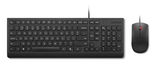 Lenovo 4X31R64400 keyboard Mouse included Universal USB US English Black