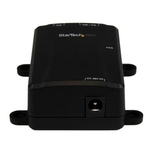 StarTech.com POEINJ1G PoE adapter Fast Ethernet, Gigabit Ethernet 48 V