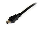 StarTech.com USB2HABMY1 USB cable 11.8" (0.3 m) USB A Mini-USB B Black