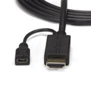 StarTech.com HD2VGAMM6 video cable adapter 74.8" (1.9 m) VGA (D-Sub) HDMI + Micro USB Black