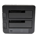StarTech.com SDOCK2U33EB storage drive docking station USB 3.2 Gen 1 (3.1 Gen 1) Type-B Black