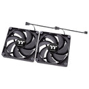 Thermaltake TT CT120 PC Computer case Fan Black 2 pc(s)