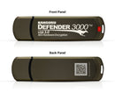 iStorage Kanguru Defender 3000 USB flash drive 64 GB USB Type-A 3.2 Gen 1 (3.1 Gen 1) Brown