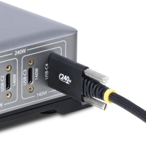 StarTech.com S2CEPR2M-USBSL-CABLE USB cable USB 2.0 78.7" (2 m) USB C Black