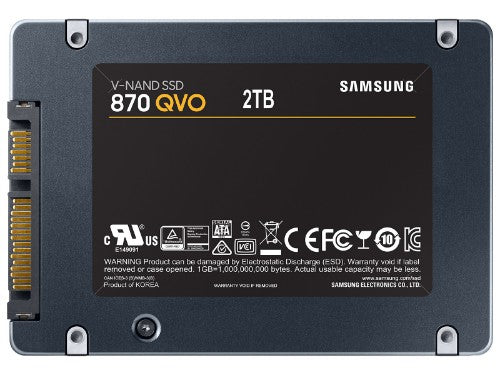 Samsung 870 QVO 2 TB 2.5" Serial ATA III V-NAND MLC