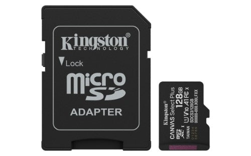 Kingston Technology Canvas Select Plus Gen3 128 GB MicroSDXC UHS-I Class 10