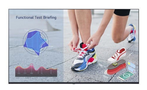 LG 50UL3J-M signage display Digital signage flat panel 50" LCD Wi-Fi 400 cd/m² 4K Ultra HD Blue WebOS 16/7