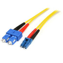StarTech.com SMFIBLCSC4 InfiniBand/fibre optic cable 157.5" (4 m) LC SC Yellow