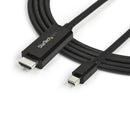StarTech.com MDP2HDMM3MB video cable adapter 118.1" (3 m) Mini DisplayPort HDMI Black
