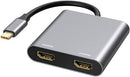 4XEM 4XUSBCHUB07 notebook dock/port replicator Wired USB 3.2 Gen 1 (3.1 Gen 1) Type-C Black, Gray