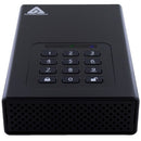Apricorn Aegis Padlock DT external hard drive 8 TB USB Type-B 3.2 Gen 1 (3.1 Gen 1) Black