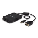 StarTech.com NOTECONS02X KVM switch Black
