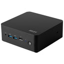 MSI Cubi NUC 1M-011US Intel Core 3 100U 8 GB DDR5-SDRAM 500 GB SSD Windows 11 Home Mini PC Black