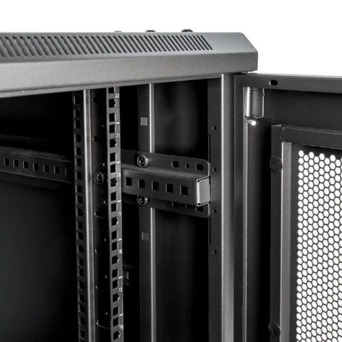 Rocstor Y10E040-B1 rack cabinet 22U Freestanding rack Black