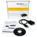 StarTech.com ICUSB2321X cable gender changer DB-9 USB 2.0 A Black