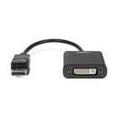 Rocstor Y00DVI-BK video cable adapter DVI-I DisplayPort Black