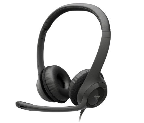 Logitech 981-000014 headphones/headset Wired Head-band Office/Call center USB Type-A Black