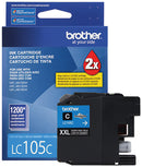 Brother LC105C ink cartridge 1 pc(s) Original High (XL) Yield Cyan