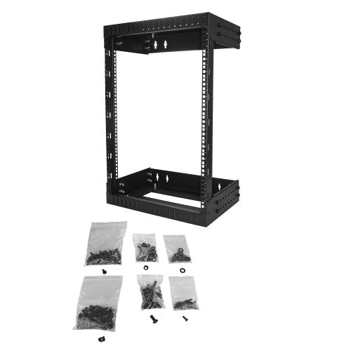 StarTech.com RK15WALLOA rack cabinet 15U Wall mounted rack Black
